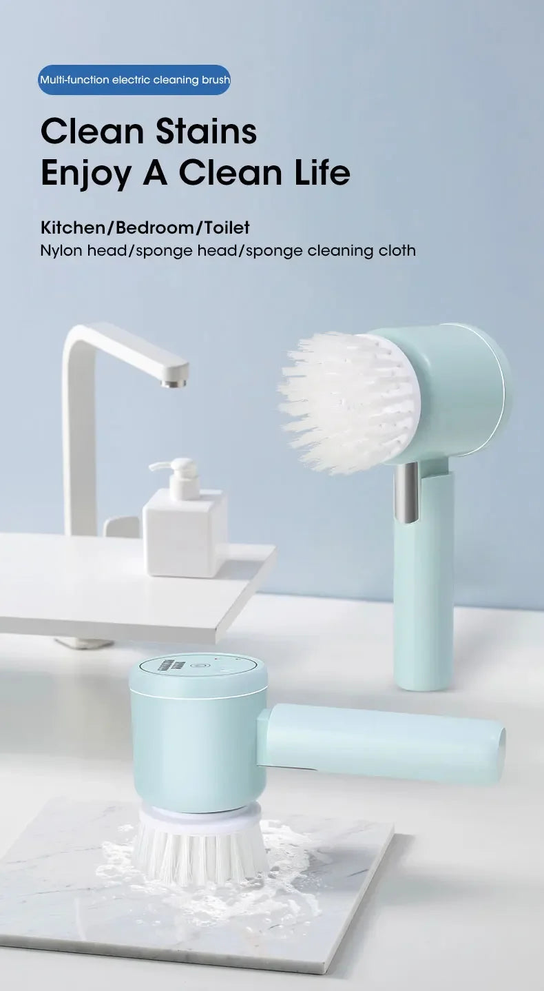 UltraScrub Pro™ 5-in-1 Cordless Spin Scrubber