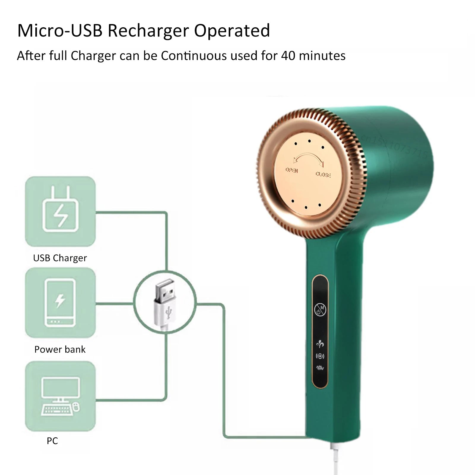 LintAway Pro™ Rechargeable Fabric Shaver
