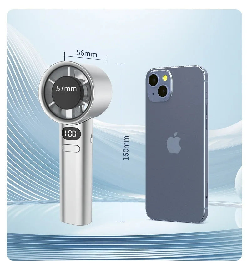 BreezeMax™ Turbo Handheld Fan