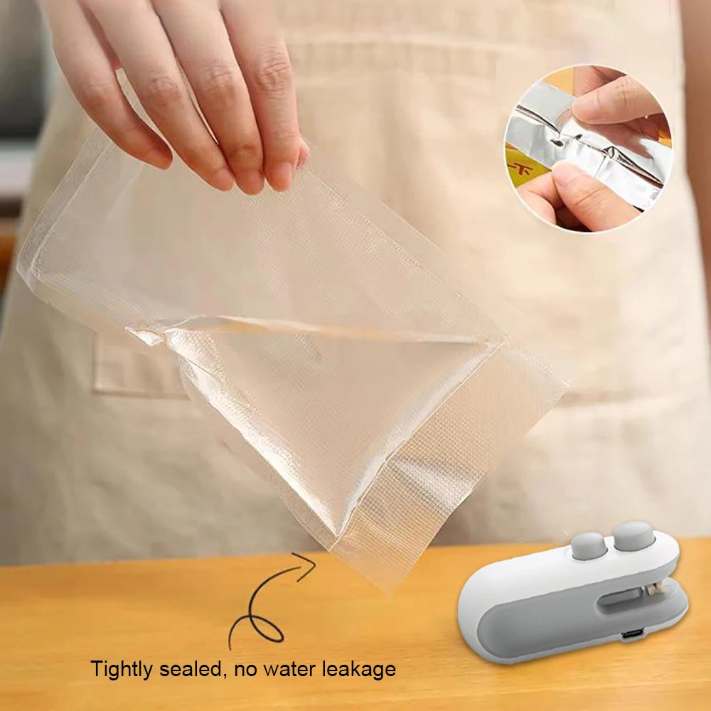 SealFresh™ Pro 2-in-1 Rechargeable Bag Sealer
