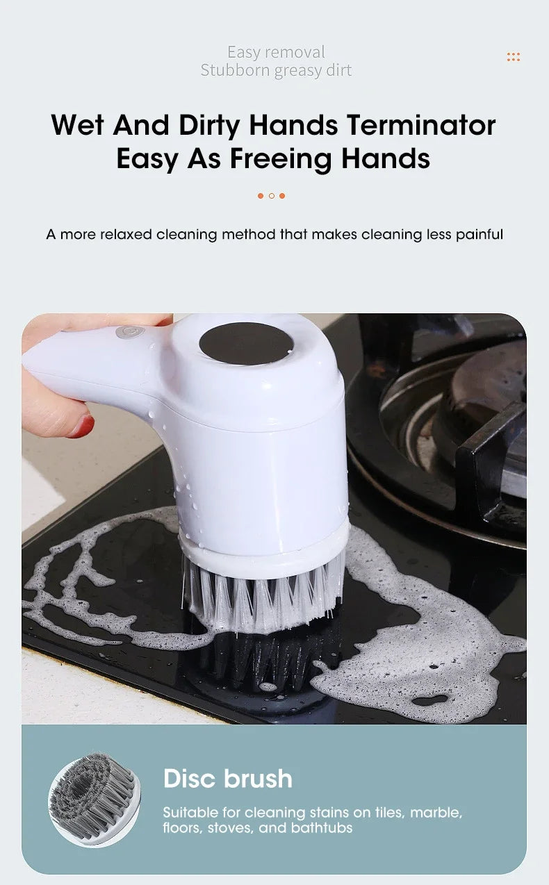 UltraScrub Pro™ 5-in-1 Cordless Spin Scrubber