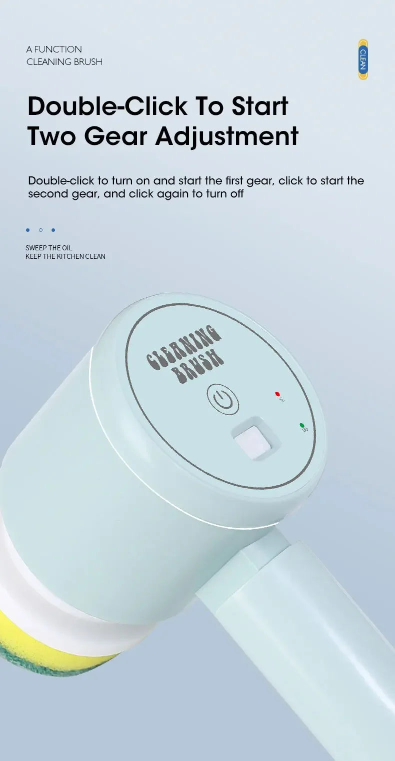 UltraScrub Pro™ 5-in-1 Cordless Spin Scrubber