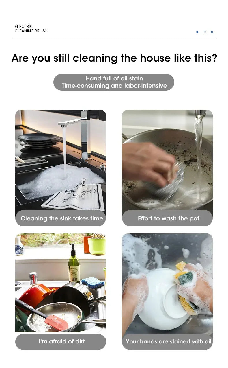 UltraScrub Pro™ 5-in-1 Cordless Spin Scrubber