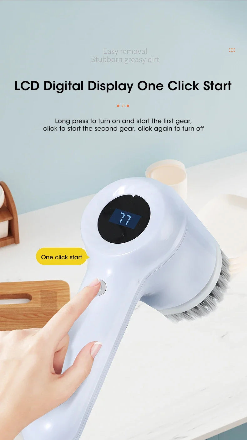 UltraScrub Pro™ 5-in-1 Cordless Spin Scrubber