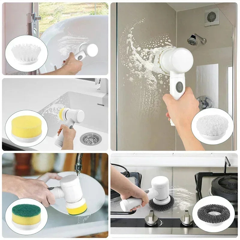 UltraScrub Pro: 5-in-1 Deep Cleaning System.