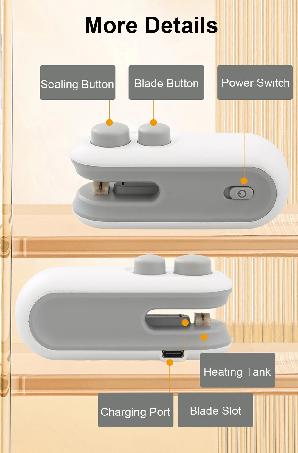 SealFresh™ Pro 2-in-1 Rechargeable Bag Sealer