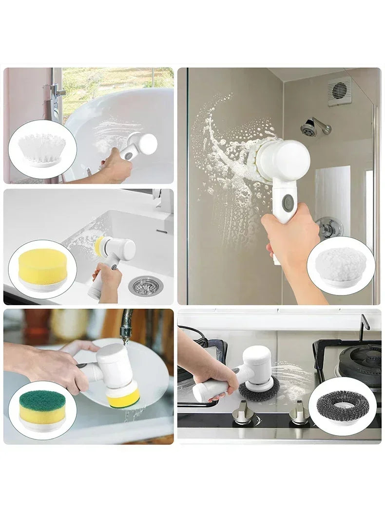 UltraScrub Pro™ 5-in-1 Cordless Spin Scrubber