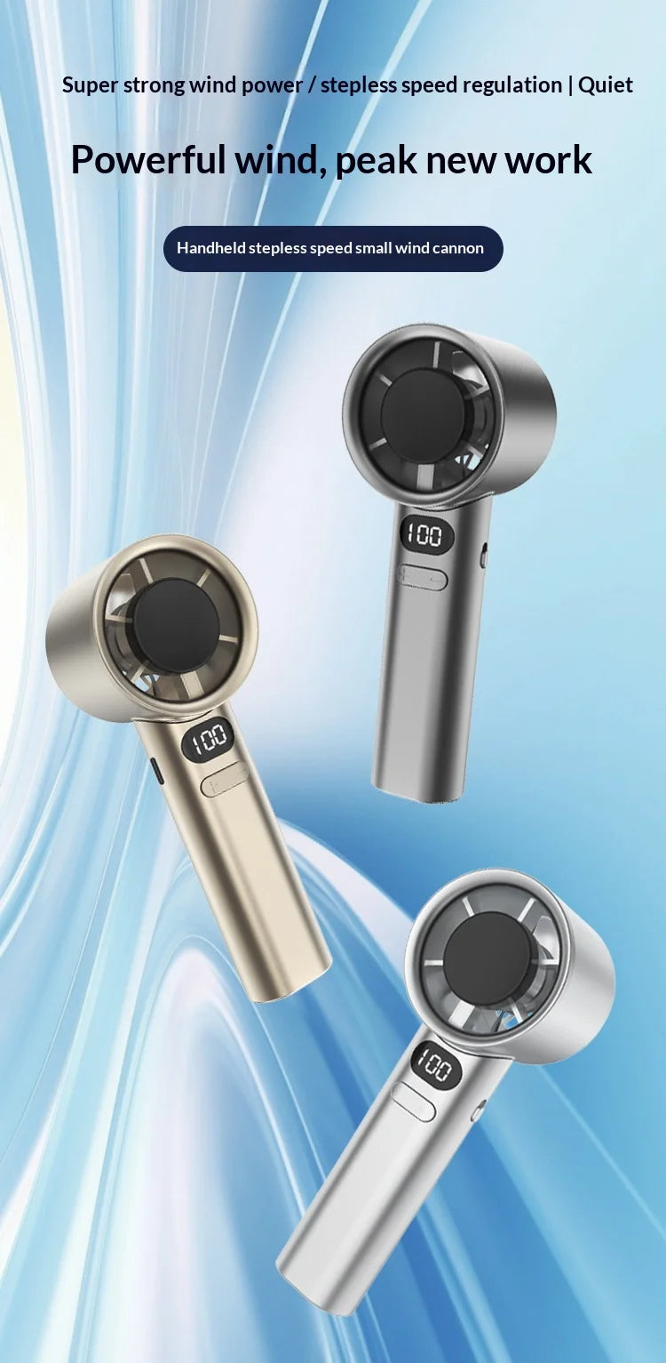 BreezeMax™ Turbo Handheld Fan