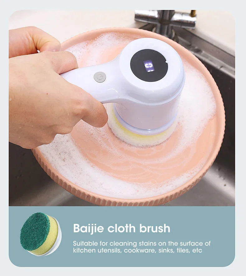 UltraScrub Pro™ 5-in-1 Cordless Spin Scrubber