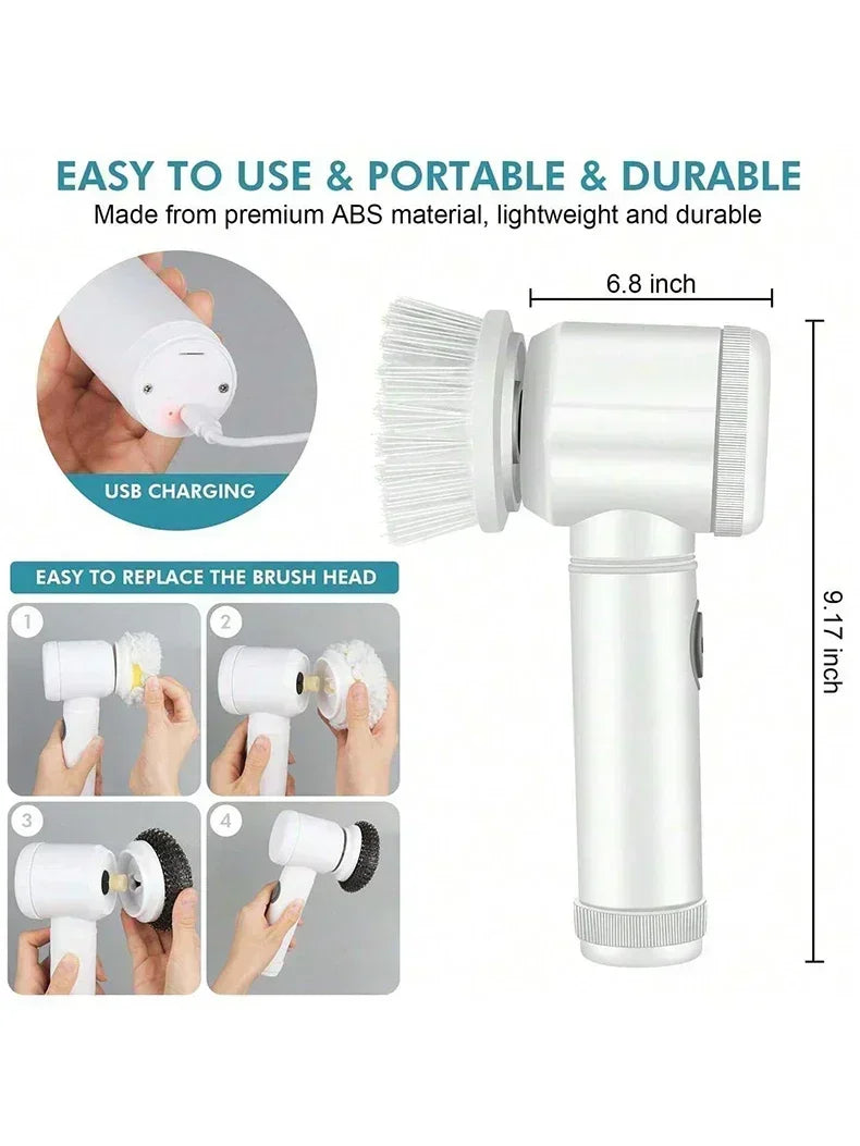 UltraScrub Pro™ 5-in-1 Cordless Spin Scrubber