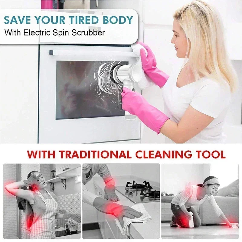 UltraScrub Pro: 5-in-1 Deep Cleaning System.