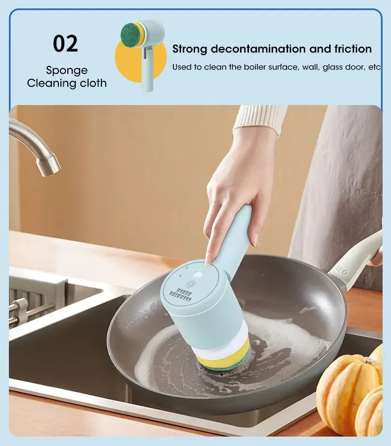 UltraScrub Pro™ 5-in-1 Cordless Spin Scrubber