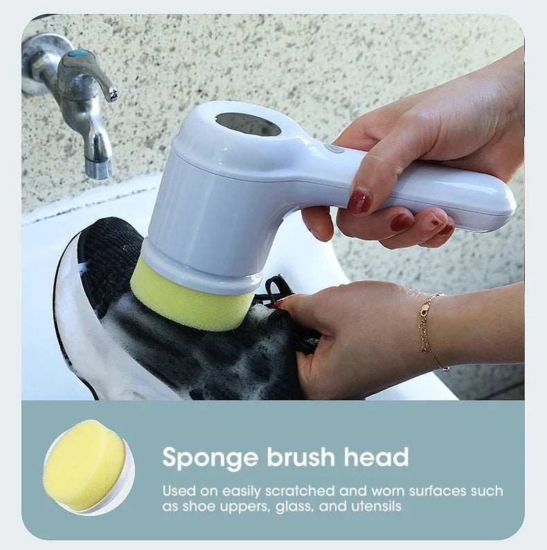 UltraScrub Pro™ 5-in-1 Cordless Spin Scrubber