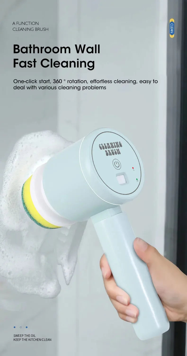 UltraScrub Pro™ 5-in-1 Cordless Spin Scrubber