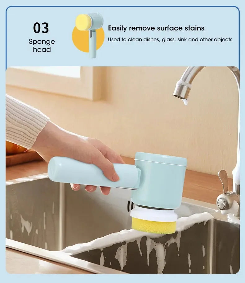 UltraScrub Pro™ 5-in-1 Cordless Spin Scrubber