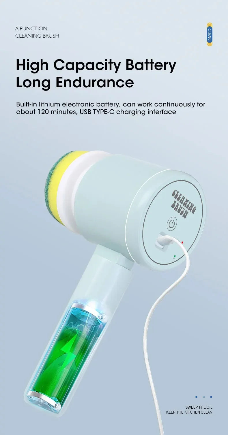 UltraScrub Pro™ 5-in-1 Cordless Spin Scrubber