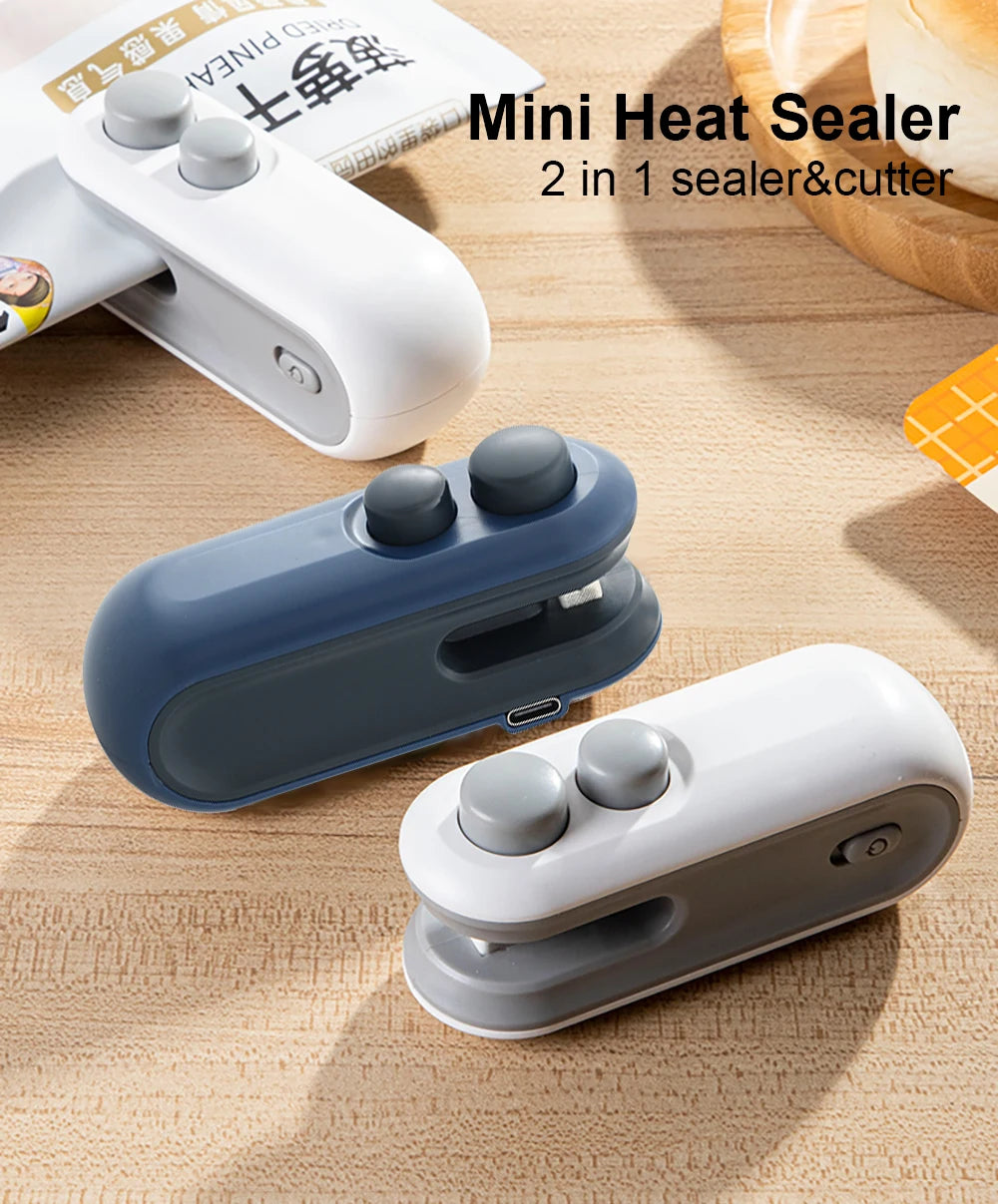 SealFresh™ Pro 2-in-1 Rechargeable Bag Sealer