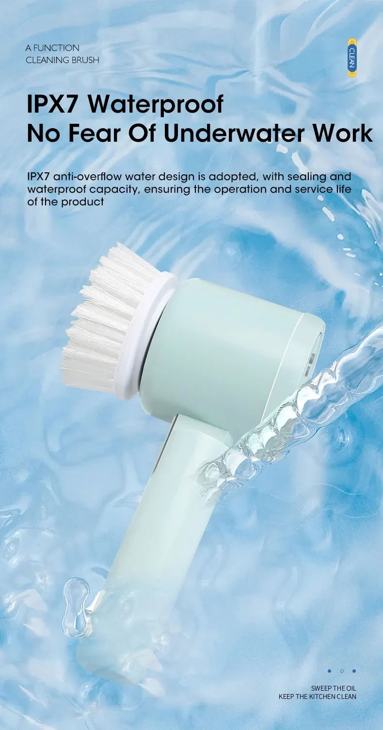 UltraScrub Pro™ 5-in-1 Cordless Spin Scrubber