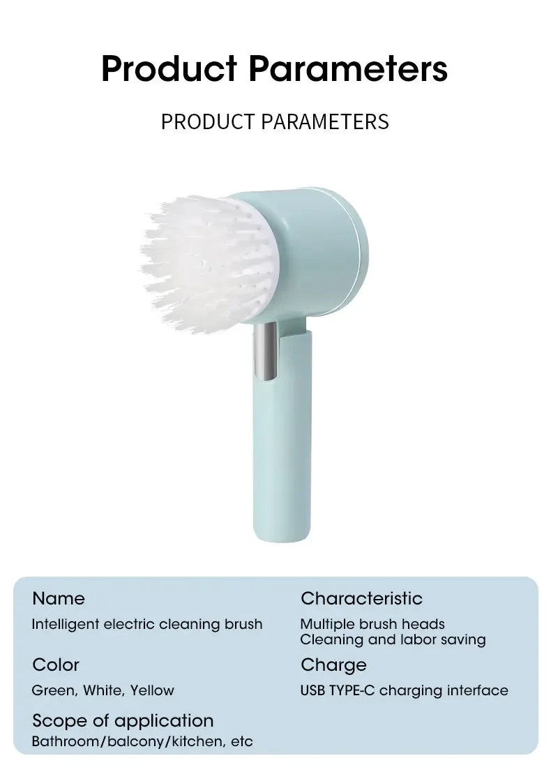 UltraScrub Pro™ 5-in-1 Cordless Spin Scrubber