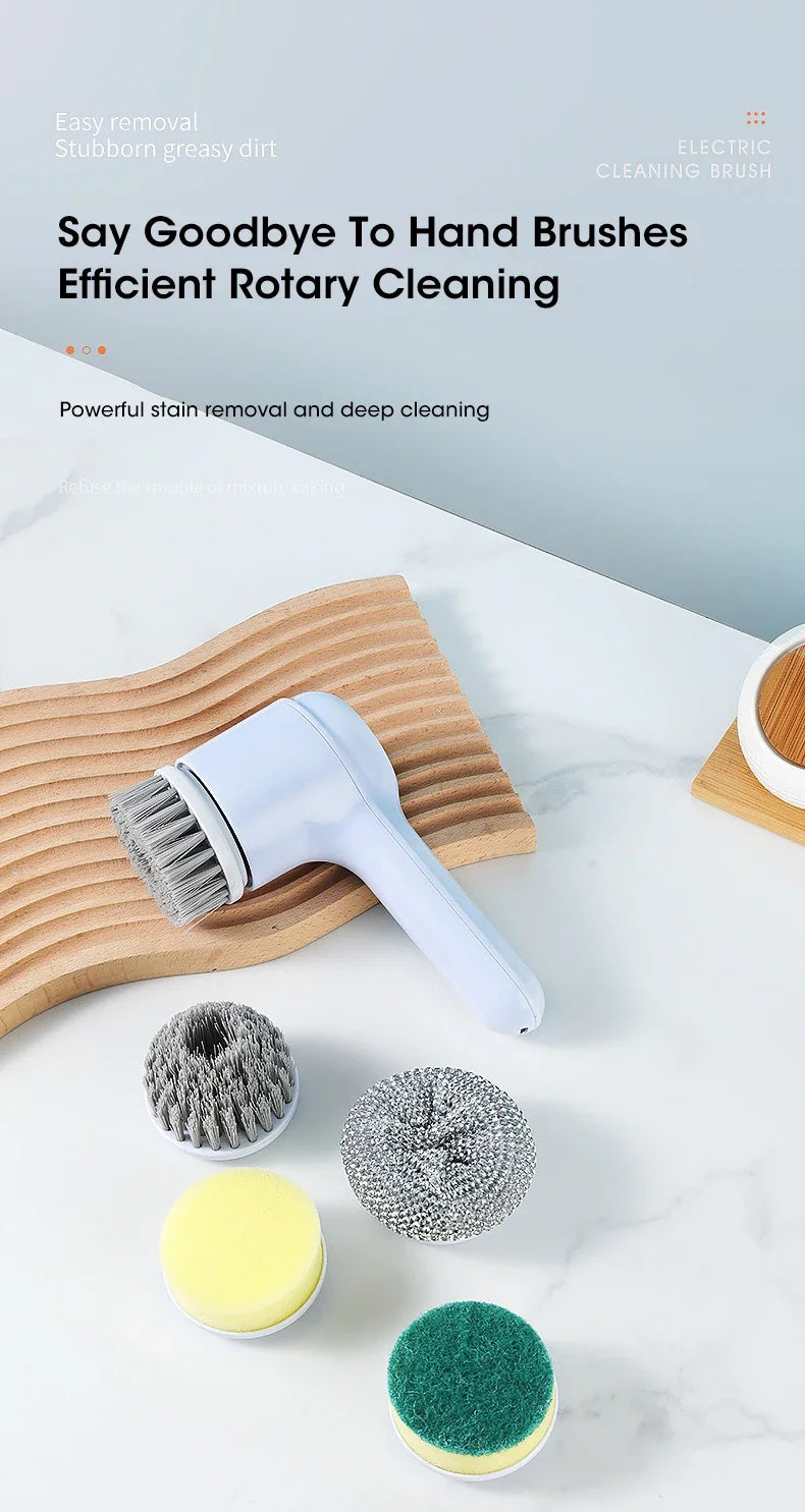 UltraScrub Pro™ 5-in-1 Cordless Spin Scrubber