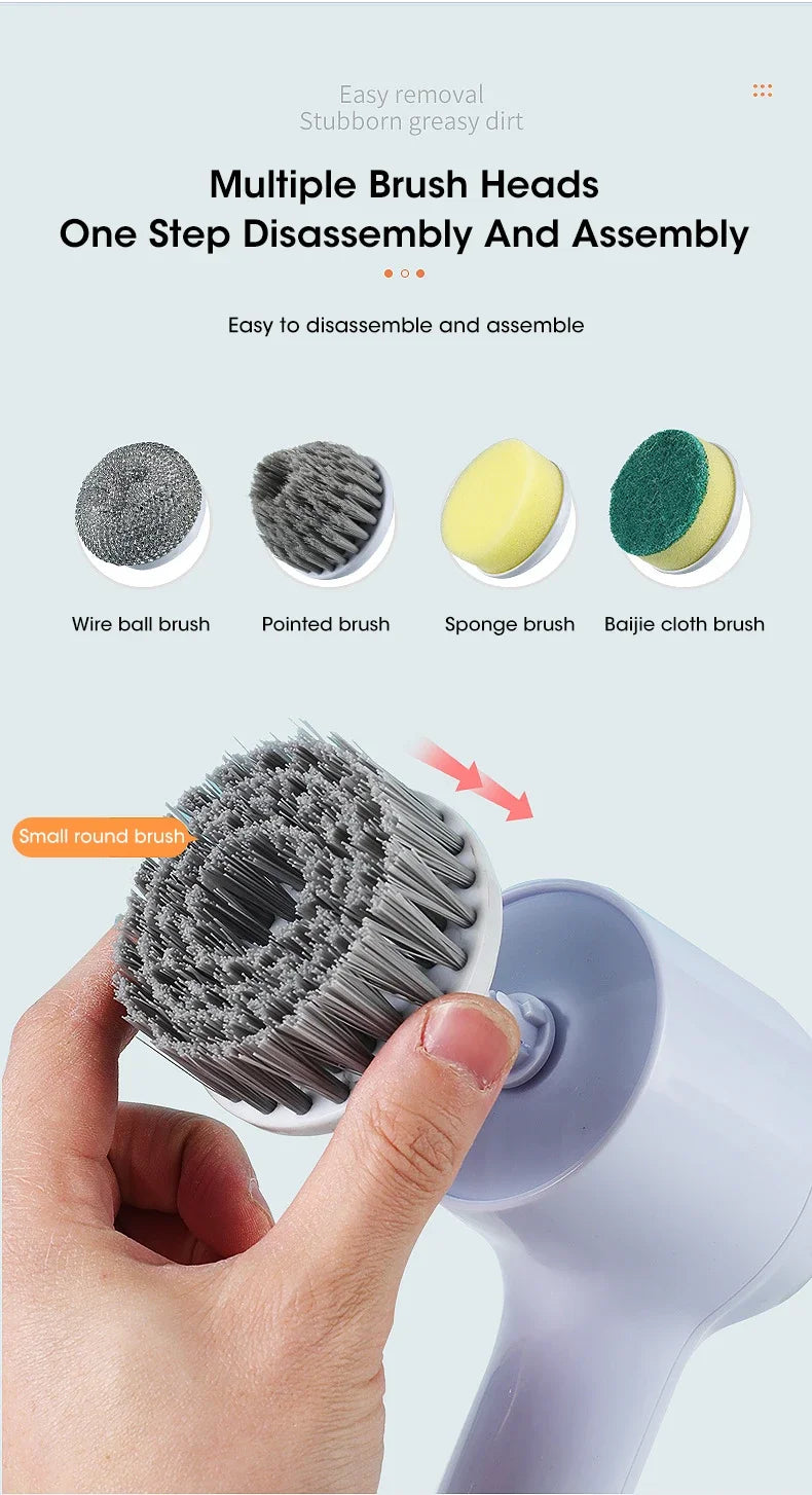 UltraScrub Pro™ 5-in-1 Cordless Spin Scrubber